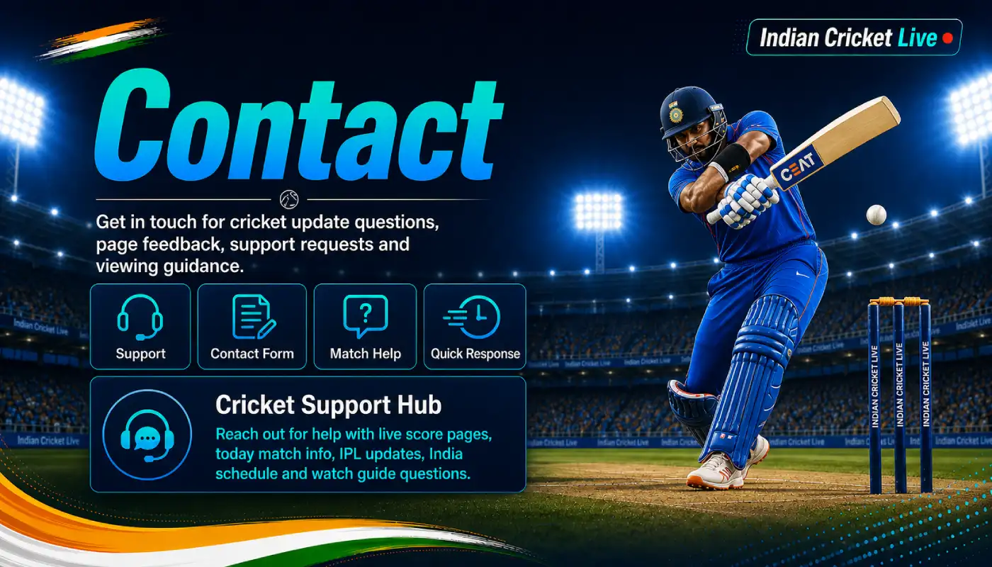 Contact Indian Cricket Live