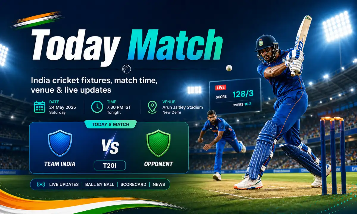 India Cricket Match Today
